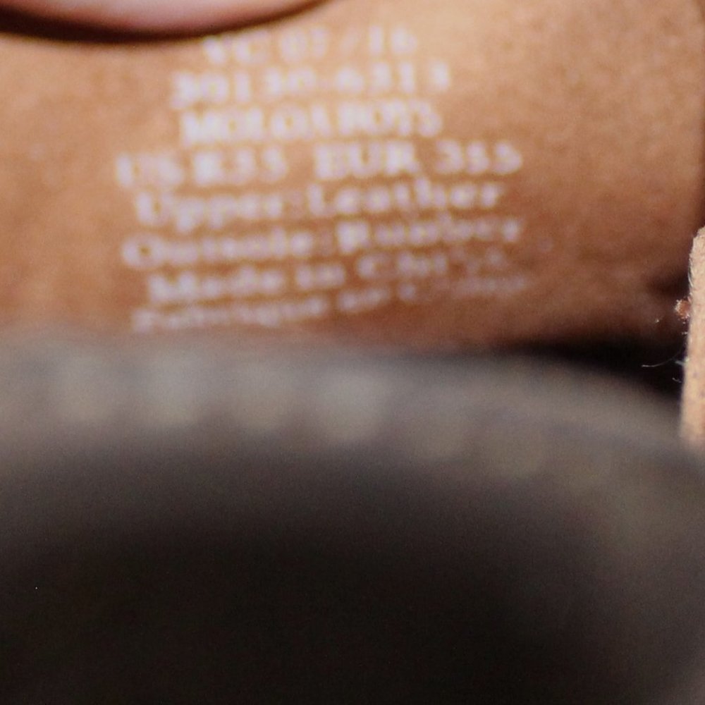 KIDS OLUKAI LEATHER SLIP ON SHOES - SIZE 3 1/2 - BROWN - Picture 7 of 8